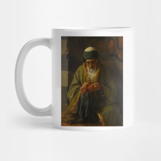 Man Sewing by Henriette Browne Mug